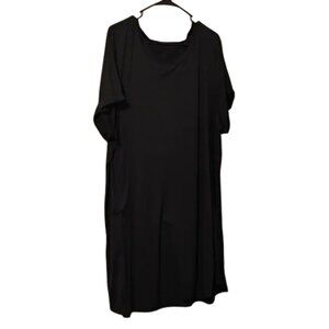 🚨5 For $25🚨Black Short Sleeve T-Shirt  Dress